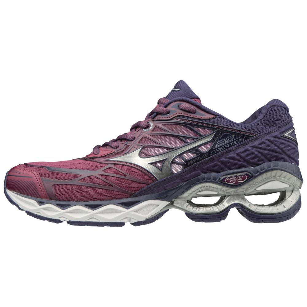 Zapatillas Running Mizuno Wave Creation 20 Mujer Moradas/Plateadas Ofertas KAZT-65271